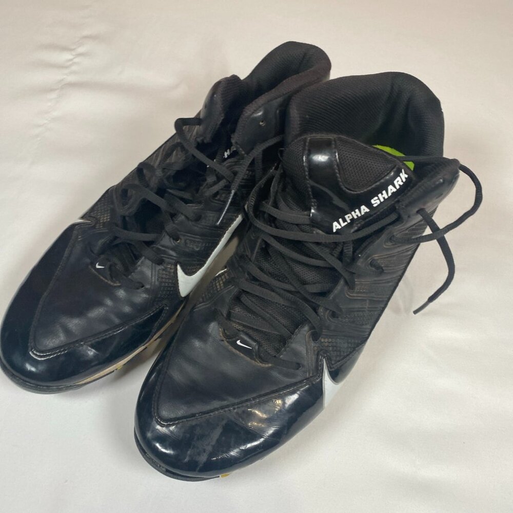 Nike Alpha Shark Football 13 Black Cleats